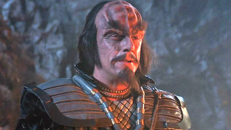 Le commandant Kruge a l'air déterminé dans Star Trek III : à la recherche de Spock