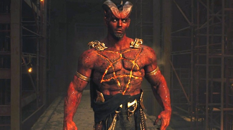 Sabbac face à ses adversaires dans Black Adam (2022)
