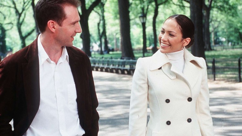 Chris et Marisa se promenant dans Central Park dans Maid à Manhattan