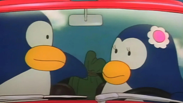 Mike fait son choix sur Jill dans Penguin's Memory: A Tale of Happiness (1985)