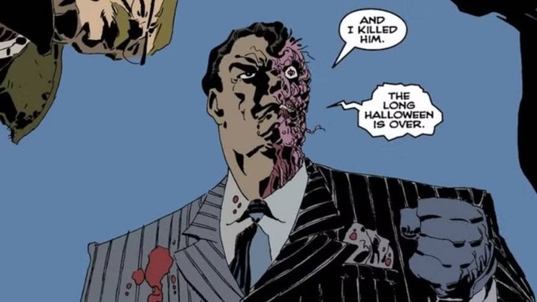 Two-Face parlant à Gordon dans 