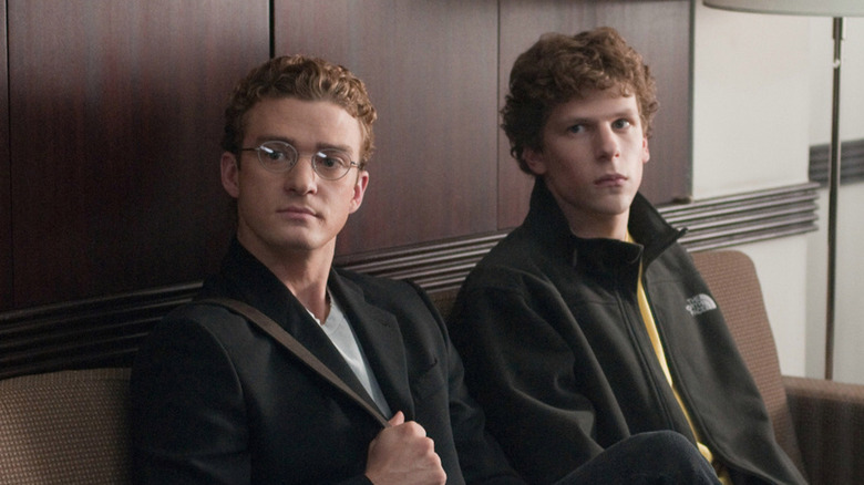 Zuckerberg et Parker Le réseau social