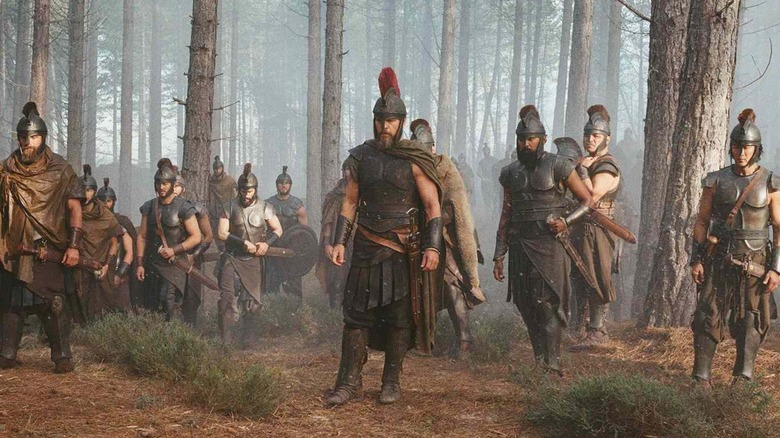 Ulysse et ses hommes dans les bois dans L'Odyssée
