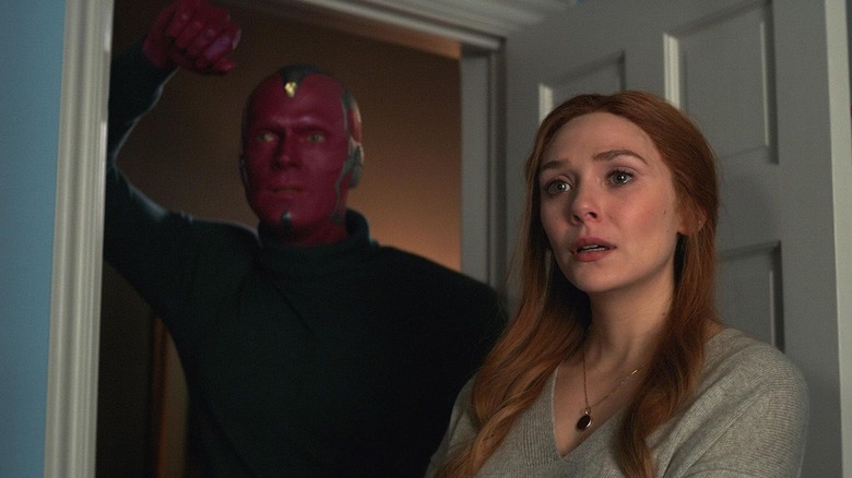 Vision et Wanda Maximoff disent au revoir à leurs enfants 