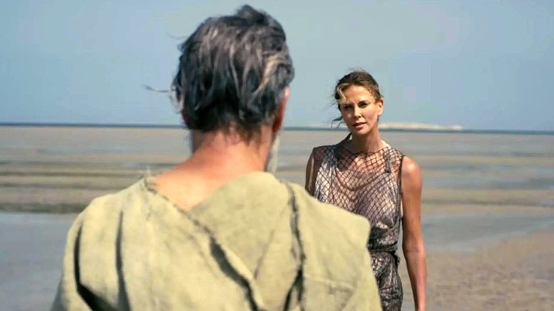Ulysse et Calypso sur une plage de 