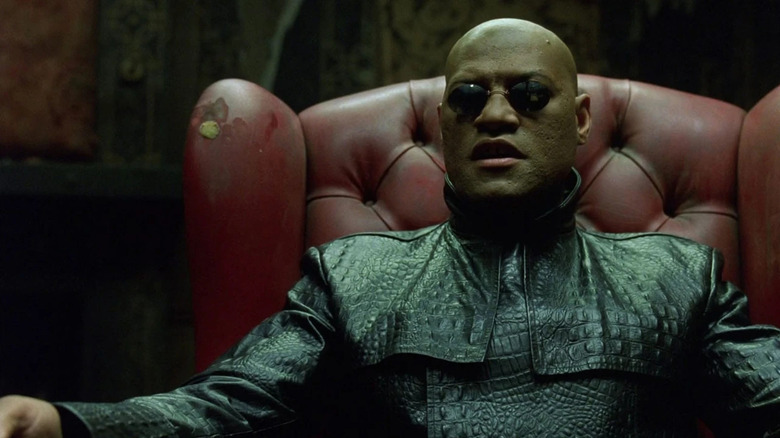 Morpheus expliquant la matrice dans The Matrix (1999)