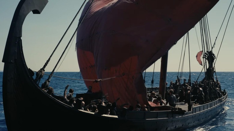 Le bateau d'Ulysse dans L'Odyssée