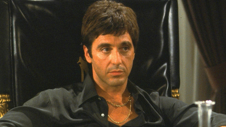 Al Pacino dans le rôle de Tony Montana dans Scarface