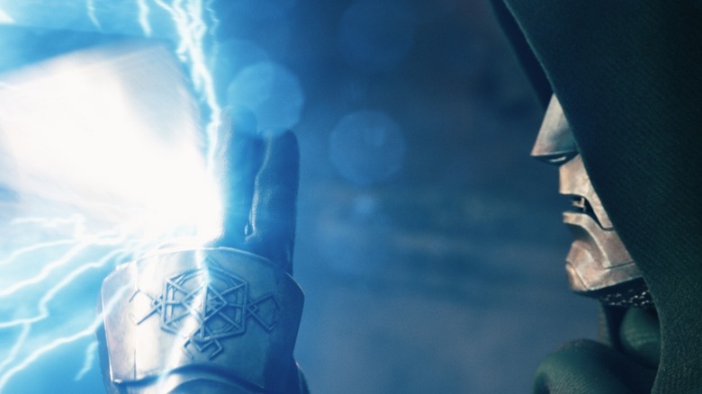 Le docteur Doom bloque avec désinvolture l'arme de Thor dans Avengers : Doomsday (2026)