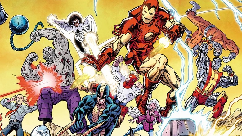 Une couverture pour l'un des numéros de bandes dessinées Battleworld (2015)