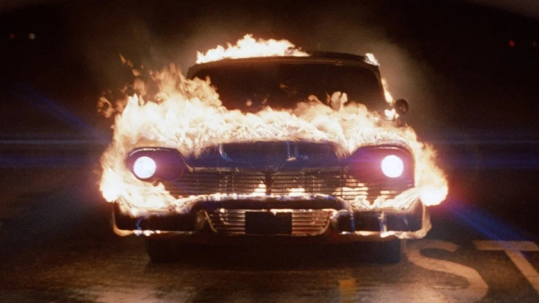 Christine en feu dans Christine (1983)