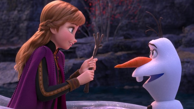 Anna et Olaf de La Reine des Neiges 2