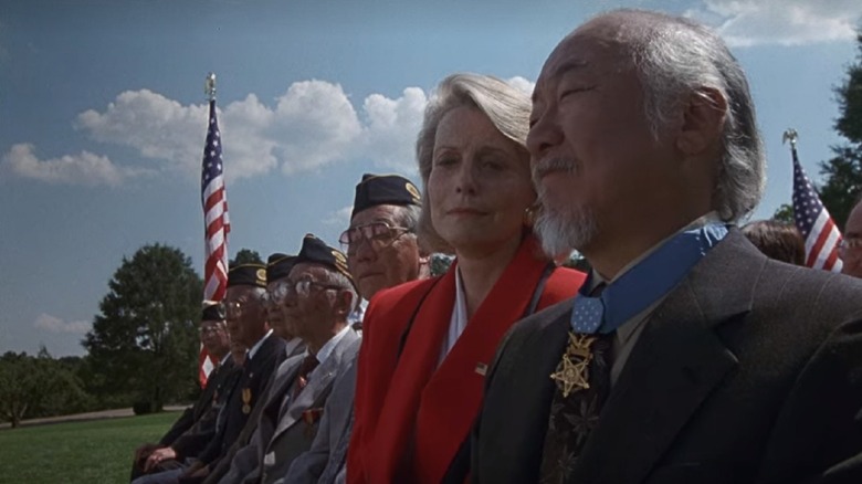 M. Miyagi lors d'une célébration militaire
