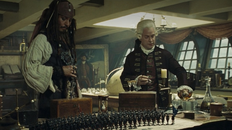 Jack trahit les seigneurs pirates à Beckett