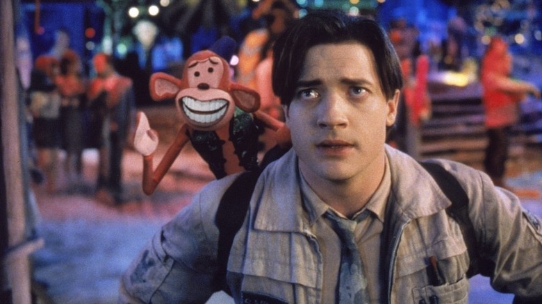 Stu et Monkeybone tentent de s'échapper de l'au-delà dans Monkeybone (2001)