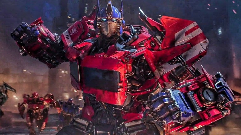 Optimus Prime prêt au combat