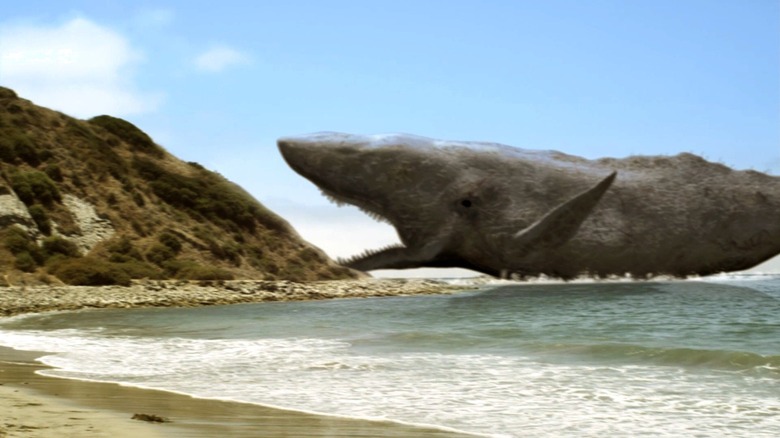 Une gigantesque baleine commence à attaquer la terre en 2010 : Moby Dick (2010)