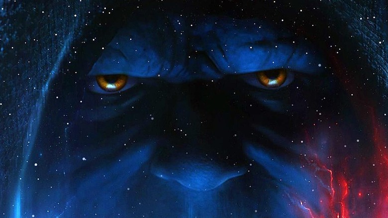 Palpatine dans l'affiche de L'Ascension de Skywalker