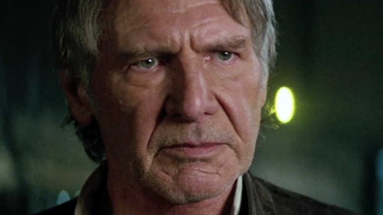Harrison Ford dans le rôle de Han Solo dans Star Wars : Le Réveil de la Force