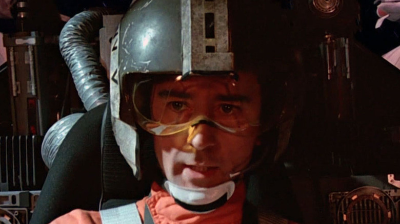 Denis Lawson dans le rôle de Wedge Antilles dans Star Wars