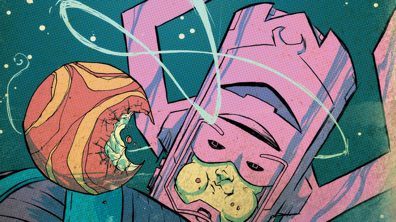 Galactus prend une bouchée d'une planète