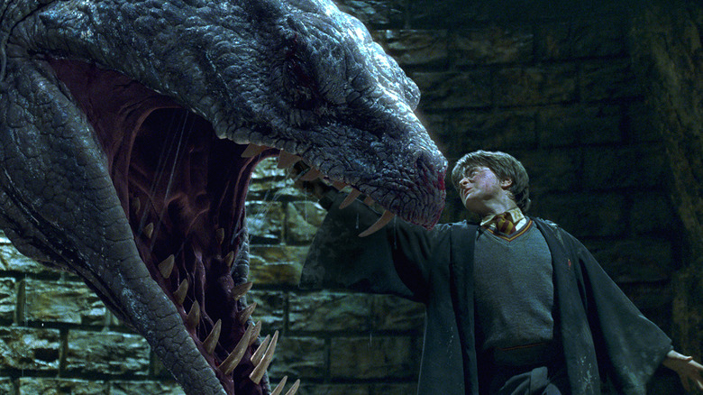 Harry combat le basilic dans 