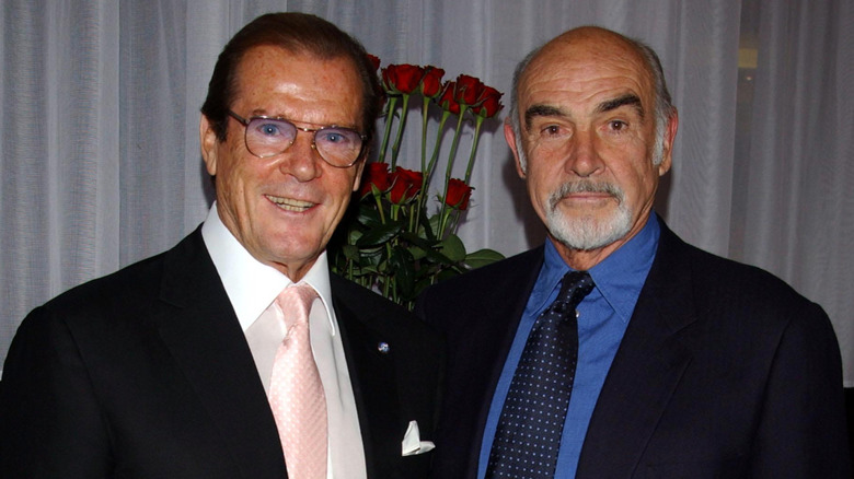 Roger Moore et Sean Connery