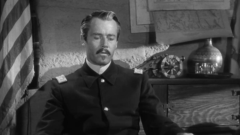 Colonel Owen jeudi dans son bureau de Fort Apache (1948)