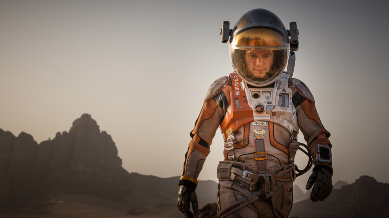 Le Dr Mark Watney échoué sur Mars dans The Martian (2015)