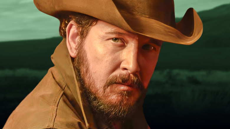 Une image en gros plan de Rip Wheeler (Cole Hauser) sur