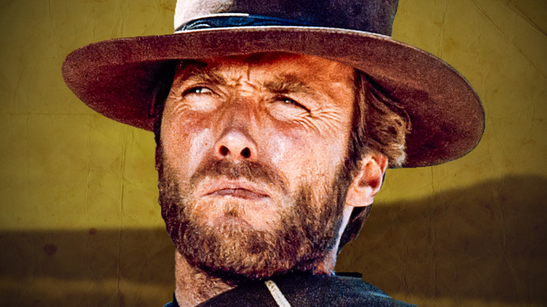 Une image personnalisée mettant en vedette L'Homme sans nom (Clint Eastwood) dans