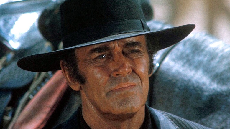 Gros plan extrême de Frank dans Il était une fois dans l'Ouest (1968)