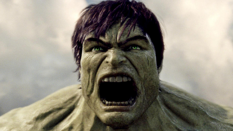 Hulk a l'air menaçant