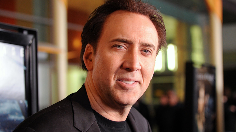 Nicolas Cage souriant
