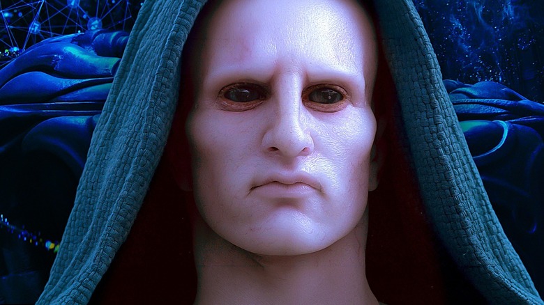 Gros plan sur le visage d'un ingénieur non masqué dans Prometheus