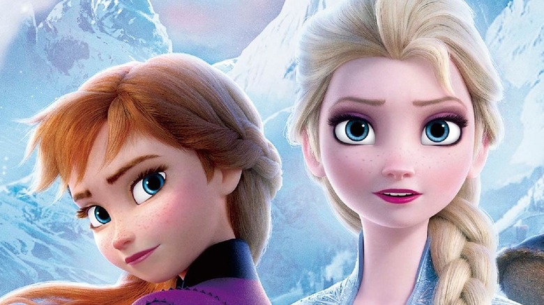 Anna et Elsa de La Reine des Neiges 2
