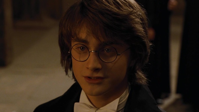 Daniel Radcliffe dans le rôle de Harry Potter dans la scène du bal de Noël dans Harry Potter et la coupe de feu