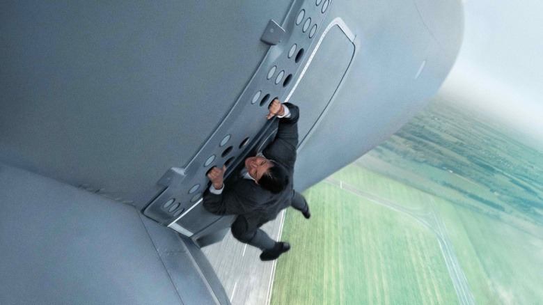 Tom Cruise dans un avion