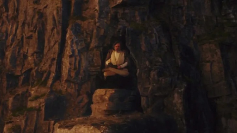 Luke Skywalker en lévitation
