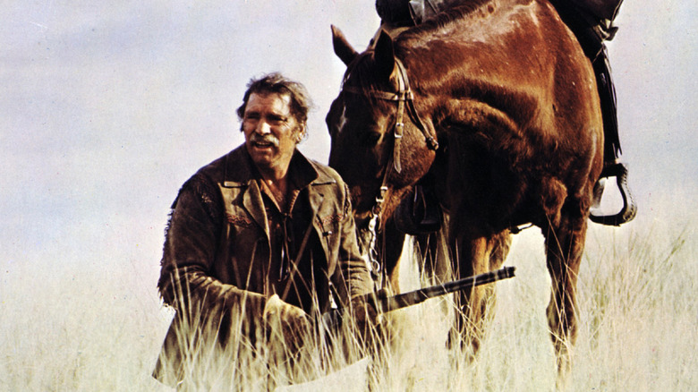 McIntosh et un cheval dans le raid d'Ulzana