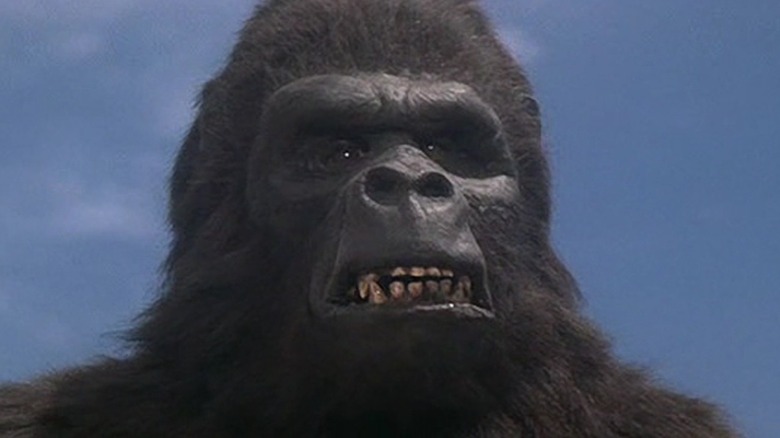 King Kong affiche un sourire torturé dans King Kong Lives (1986)