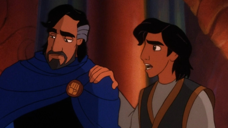 Aladdin parlant à Cassim dans Aladdin et le roi des voleurs