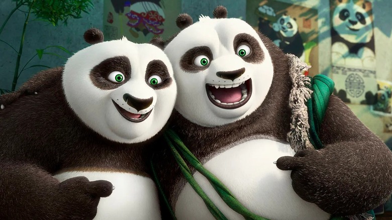 Po retrouve son père dans Kung Fu Panda 3 (2016)