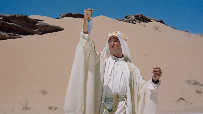 Lawrence dans le désert d'Arabie dans Lawrence d'Arabie (1962)