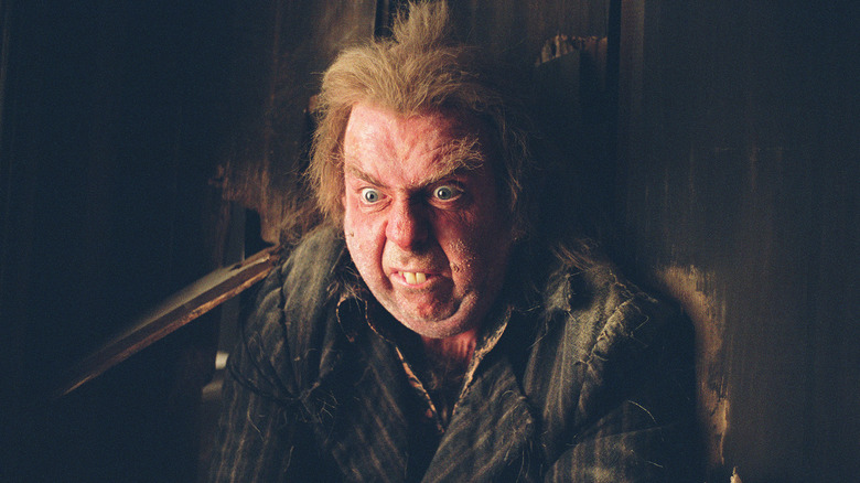 Queudver fait une grimace bizarre dans Harry Potter et le Prisonnier d'Azkaban
