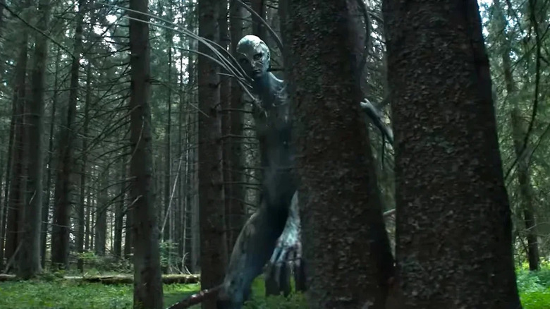 Un extraterrestre errant dans les bois 