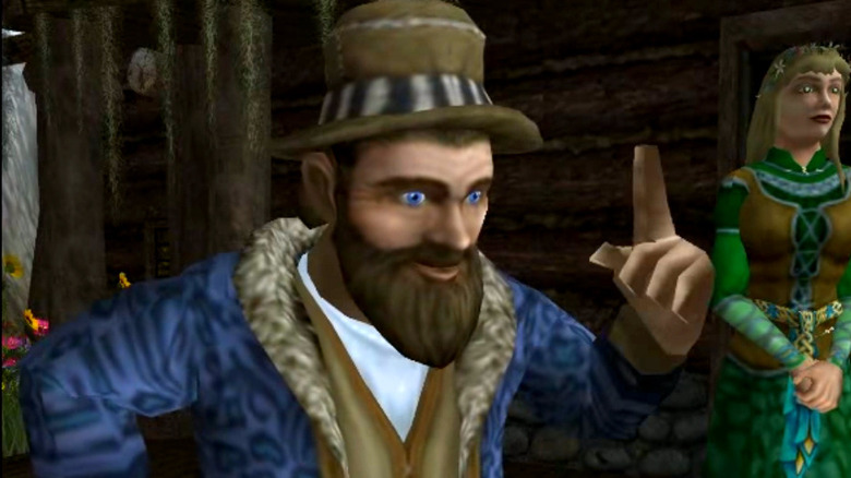 Tom Bombadil numérique levant le doigt