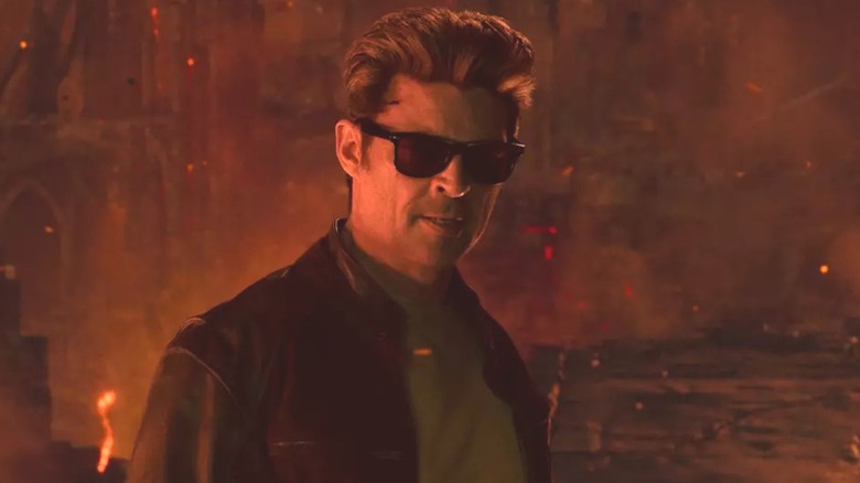 Johnny Cage prêt à se battre 