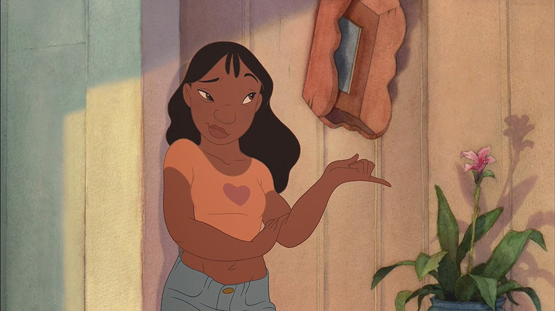 Nani Pelekai en t-shirt coeur dans Lilo & Stitch