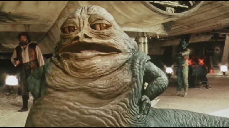 Le CG Jabba le Hutt ajouté à la réédition 1997 de Star Wars (1997)